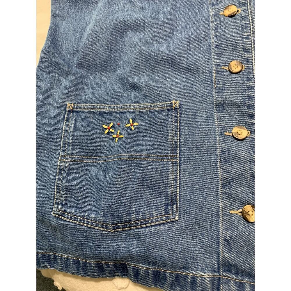 Vintage The Disney Store Catalogue Denim Jacket Embroidered Winnie The Pooh 2X - Picture 11 of 13